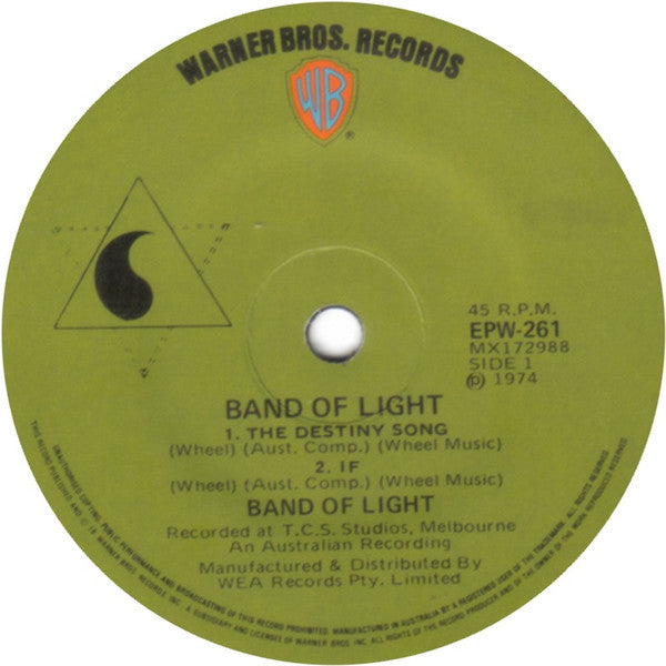 Band Of Light : Band Of Light (7", EP)