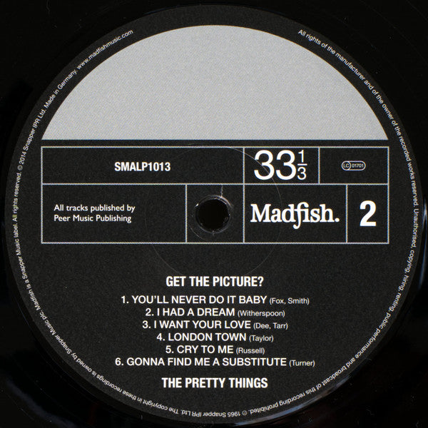 The Pretty Things : Get The Picture? (LP, Album, Mono, RE, RM, 180)