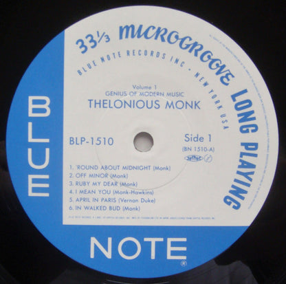 Thelonious Monk : Genius Of Modern Music Volume 1 (LP, Comp, Mono, RE, RM)