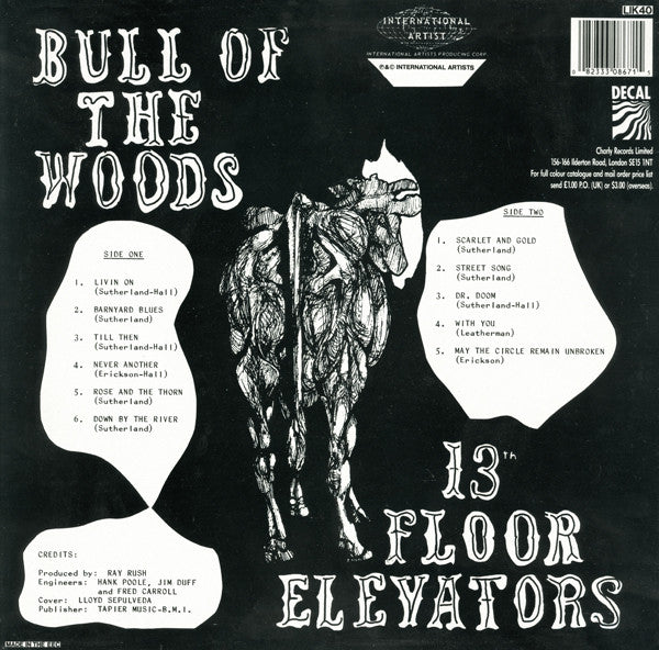 13th Floor Elevators : Bull Of The Woods (LP, Album, RE)