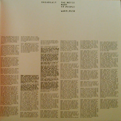 Broadcast : The Noise Made By People (LP, Album, RP)