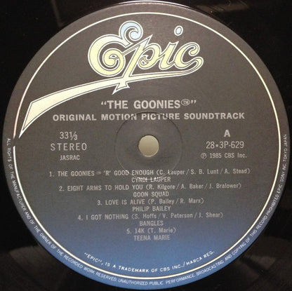 Various : The Goonies (Original Motion Picture Soundtrack) (LP, Comp)