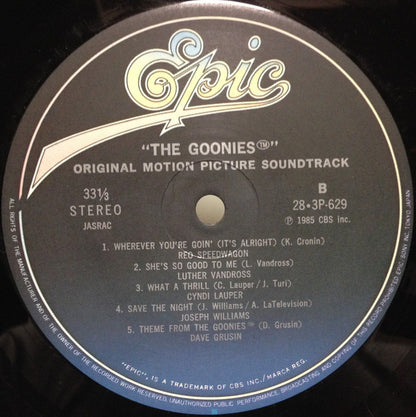 Various : The Goonies (Original Motion Picture Soundtrack) (LP, Comp)