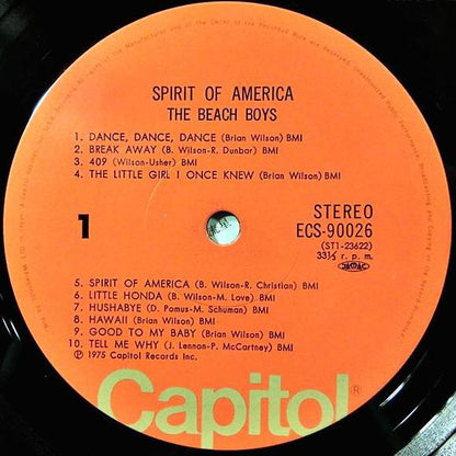 The Beach Boys : Spirit Of America  (LP, Comp)