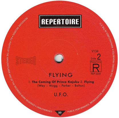 UFO (5) : UFO 2 - Flying - One Hour Space Rock (LP, Album, RE, RM, 180)