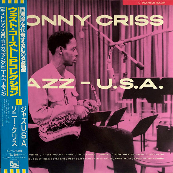Sonny Criss : Jazz - U.S.A. (LP, Album, Mono, RE)