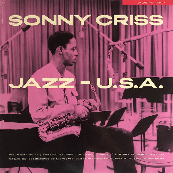 Sonny Criss : Jazz - U.S.A. (LP, Album, Mono, RE)