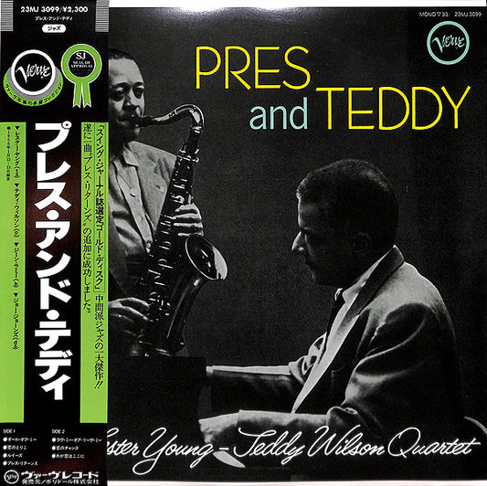 The Lester Young-Teddy Wilson Quartet : Pres And Teddy (LP, Album, Mono, RE)