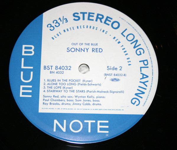 Sonny Red : Out Of The Blue (LP, Album, Ltd, RE)