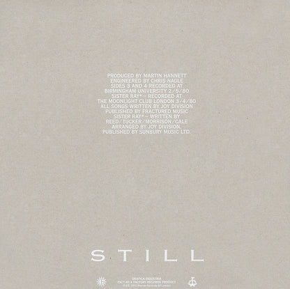 Joy Division : Still (2xLP, Album, RE, RM, 180)