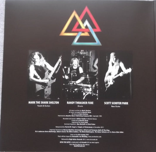 Manilla Road : Open The Gates (LP, Album, Ltd, RE, RM)