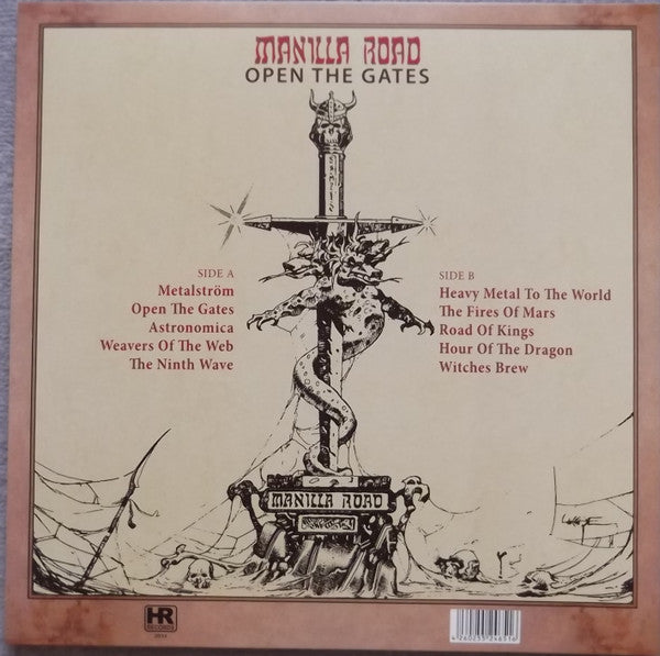 Manilla Road : Open The Gates (LP, Album, Ltd, RE, RM)