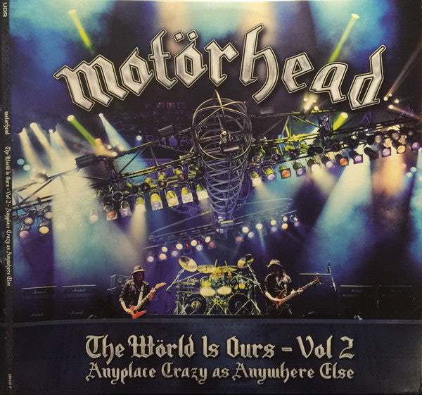 Motörhead : The Wörld Is Ours - Vol 2 (Anyplace Crazy As Anywhere Else) (2xLP, Album, 150)