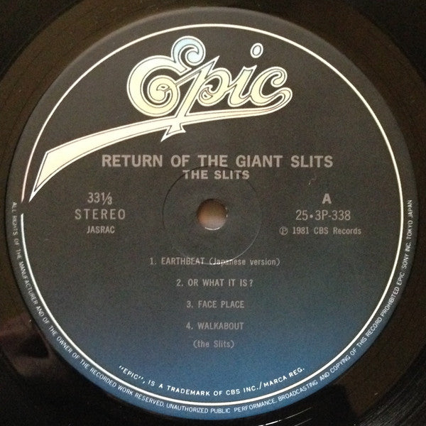 The Slits : Return Of The Giant Slits (LP, Album)