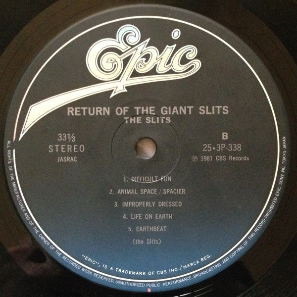 The Slits : Return Of The Giant Slits (LP, Album)