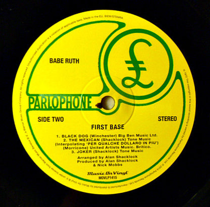 Babe Ruth : First Base (LP, Album, RE, 180)