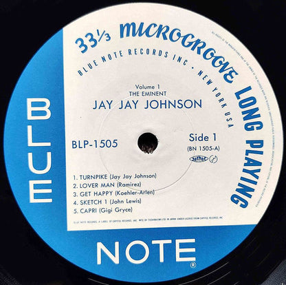 Jay Jay Johnson* : The Eminent Jay Jay Johnson Volume 1 (LP, Comp, Mono, RE, RM)