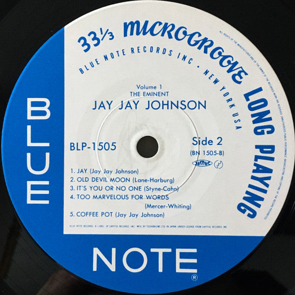 Jay Jay Johnson* : The Eminent Jay Jay Johnson Volume 1 (LP, Comp, Mono, RE, RM)