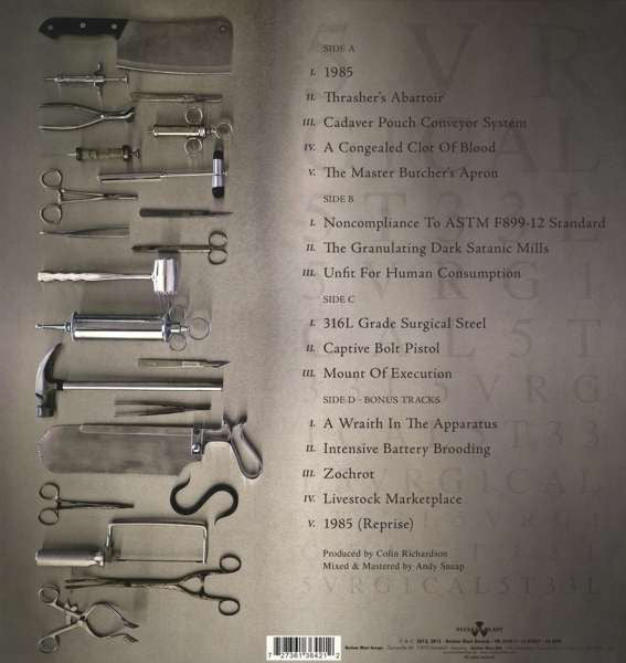 Carcass : Surgical Steel (Complete Edition) (2xLP, Album, RE)