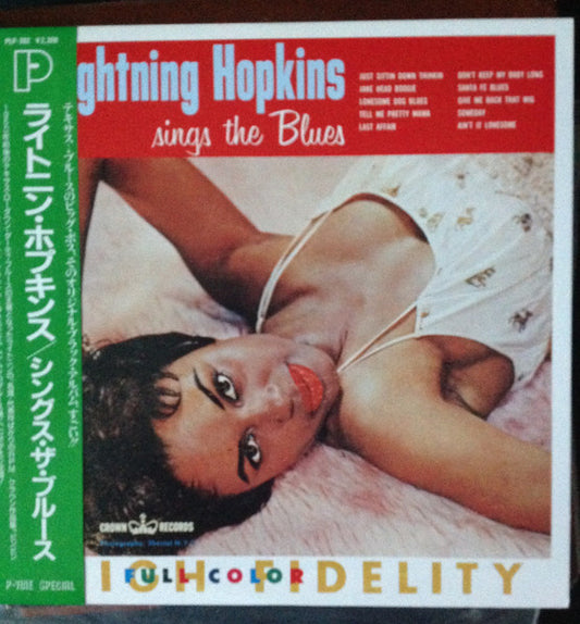 Lightning Hopkins* : Sings The Blues (LP, Comp, Mono, RE)