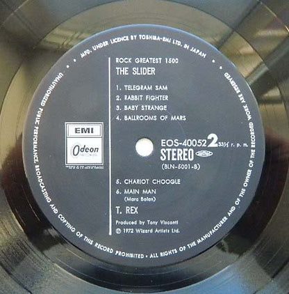 T. Rex : The Slider (LP, Album, RE)