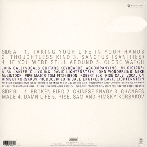 John Cale : Music For A New Society (LP, Album, RE, RM, Rem)