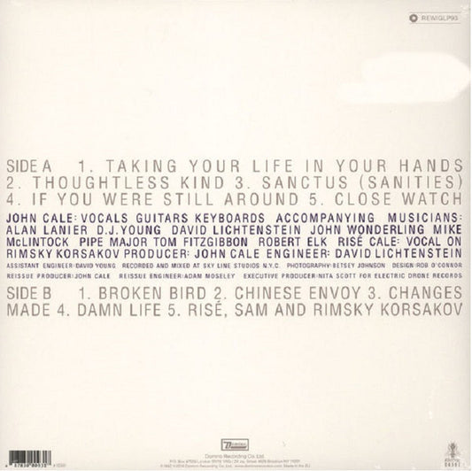 John Cale : Music For A New Society (LP, Album, RE, RM, Rem)