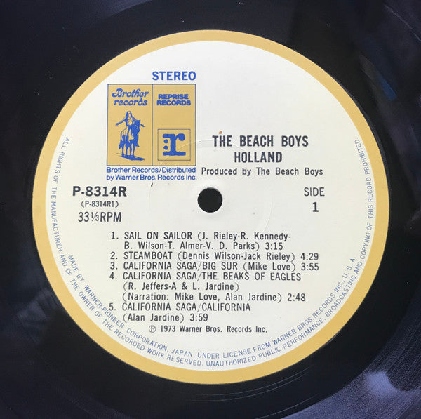 The Beach Boys : Holland  (LP, Album + 7", EP)