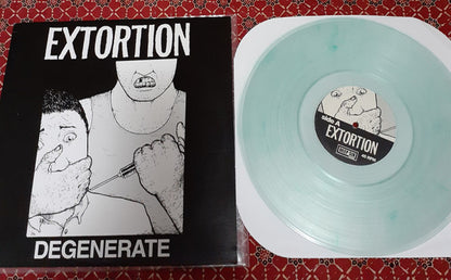 Extortion (2) : Degenerate (12", Album, RP, Cle)