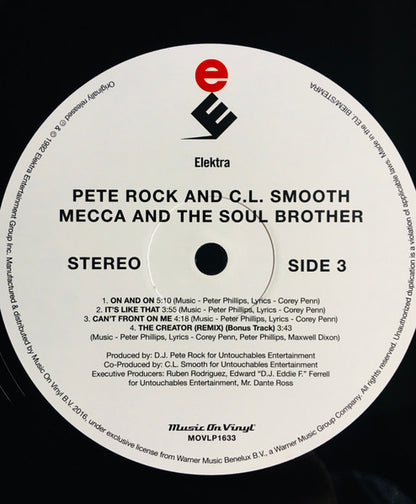 Pete Rock & C.L. Smooth : Mecca And The Soul Brother (2xLP, Album, RE, 180)