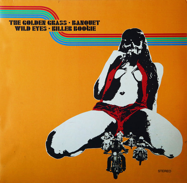The Golden Grass, Banquet (3), Wild Eyes (4), Killer Boogie : 4-Way Split Vol. 2 (2xLP, Album, Ltd, Gre)
