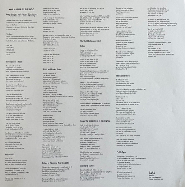 Silver Jews : The Natural Bridge (LP, Album, RE)