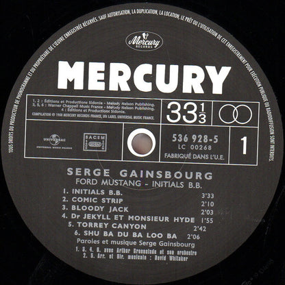 Serge Gainsbourg : Initials B.B. (LP, Comp, RE, RM)