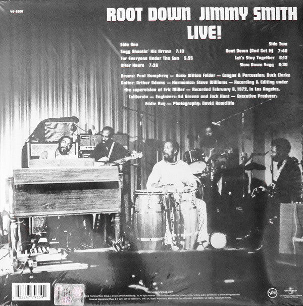 Jimmy Smith : Root Down - Jimmy Smith Live! (LP, Album, RE, 180)