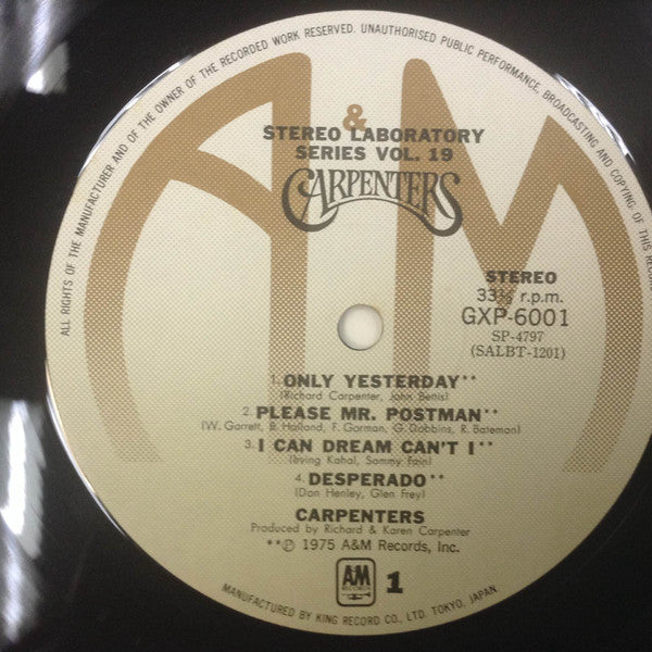Carpenters : Stereo Laboratory Vol.19 (LP, Comp)