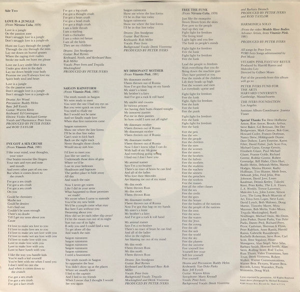 Peter Ivers : Nirvana Peter (LP, Comp, All)