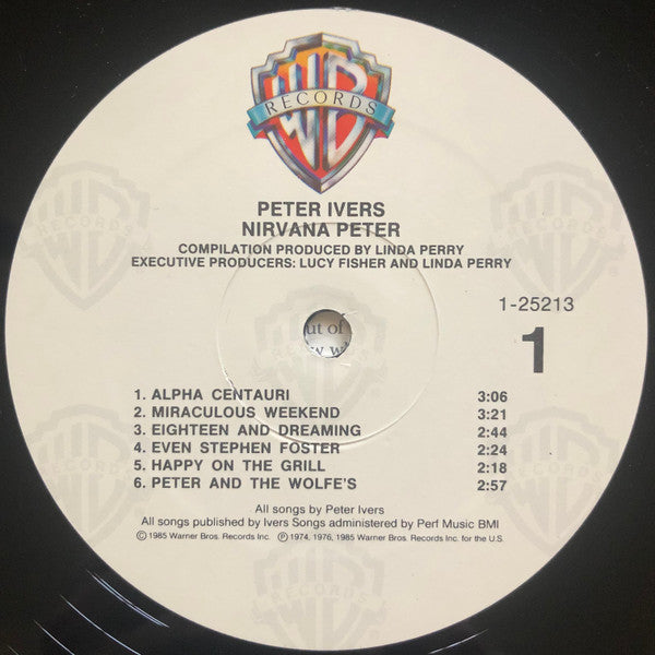 Peter Ivers : Nirvana Peter (LP, Comp, All)
