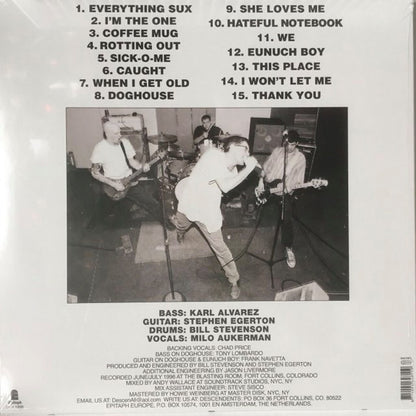 Descendents : Everything Sucks (LP, Album, RE)