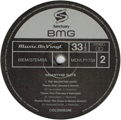 Colosseum : Valentyne Suite (LP, Album, RE, RM, 180)
