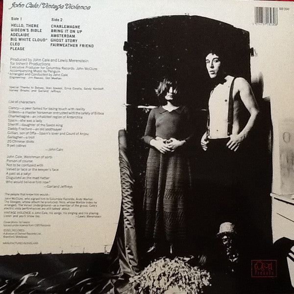 John Cale : Vintage Violence (LP, Album, RE)