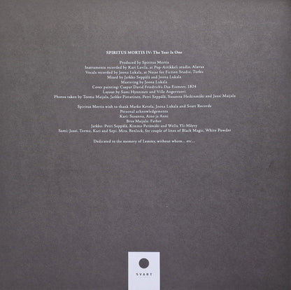 Spiritus Mortis : The Year Is One (2xLP, Album)