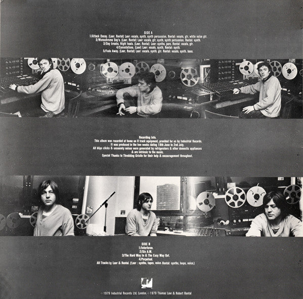 Thomas Leer & Robert Rental : The Bridge (LP, Album, Rec)