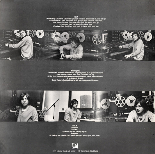 Thomas Leer & Robert Rental : The Bridge (LP, Album, Rec)