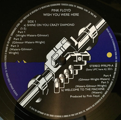 Pink Floyd : Wish You Were Here (LP, Album, RE, RM, 180)