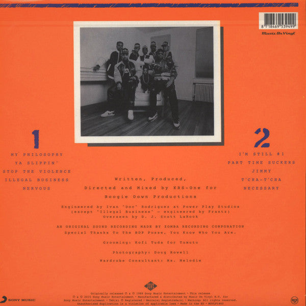 Boogie Down Productions : By All Means Necessary (LP, Album, RE, 180)
