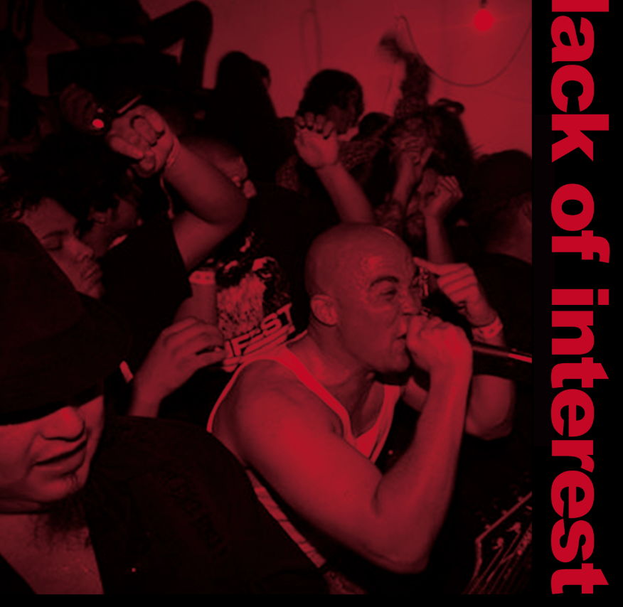 Lack Of Interest - Never Back Down (12", Ltd, Cle)