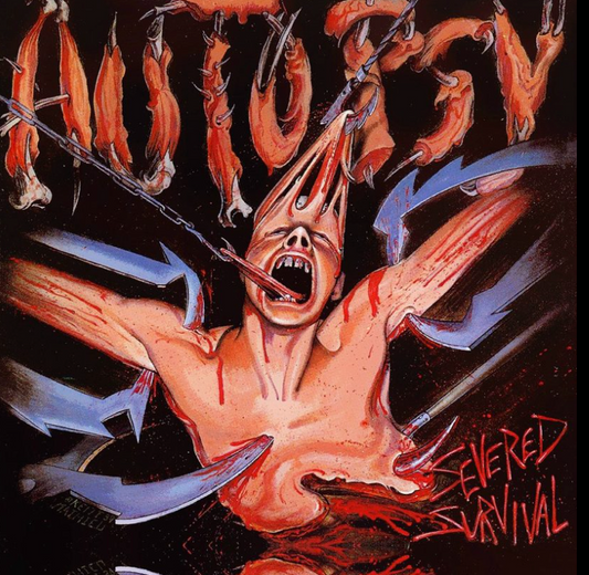 Autopsy  - Severed Survival (LP, Album, Ltd, RE, RP, Cle)