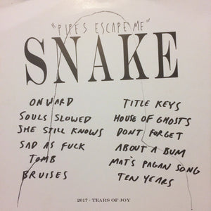 Snake (76) : Pipes Escape Me (LP, Album, Ltd)