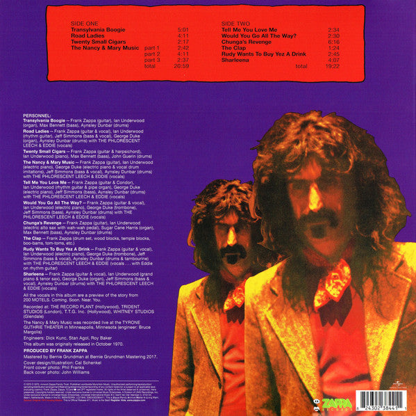 Frank Zappa : Chunga's Revenge (LP, Album, RE, RM)