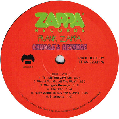Frank Zappa : Chunga's Revenge (LP, Album, RE, RM)